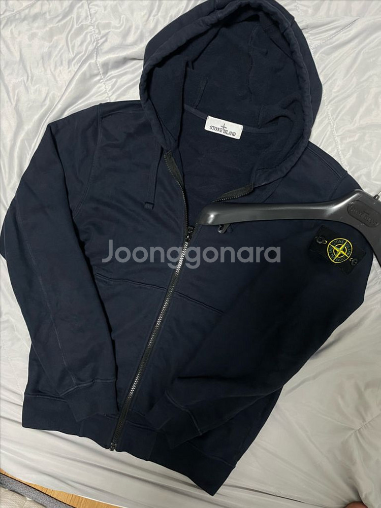 23fw 스톤아일랜드 후드집업 다크네이비--0
