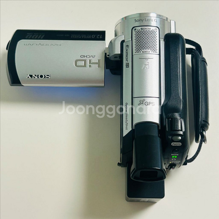 소니 HDR XR 500V 빈티지 캠코더 실버--3