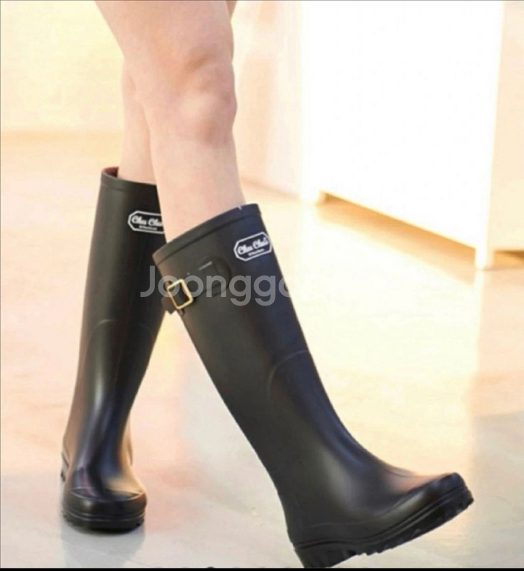 츄츄장화 240-245사이즈 검정--0