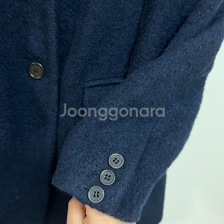 모어댄예스터데이 샌드 앙고라 울 자켓 숏코트 반코트--8