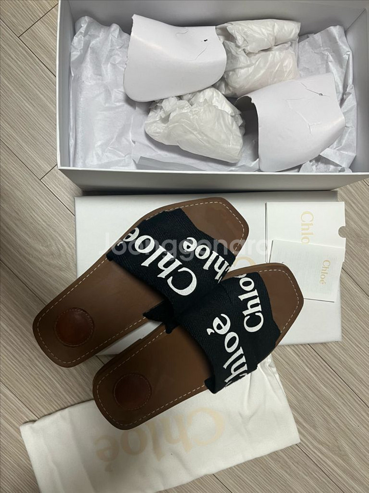 끌로에 슬리퍼(우디뮬) 37사이즈--0