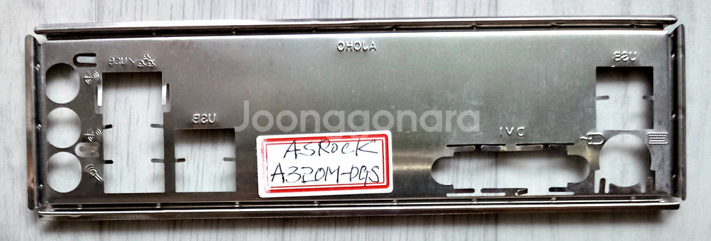 ASRock A320M-DGS백패널(백플레이트)(택포)--1