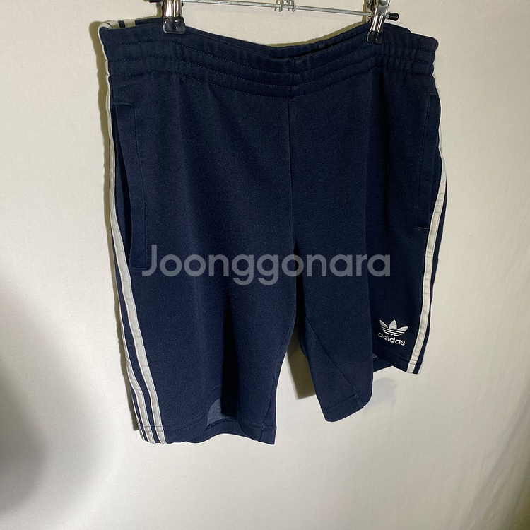 M-L)아디다스 삼선 츄리닝 반바지--0