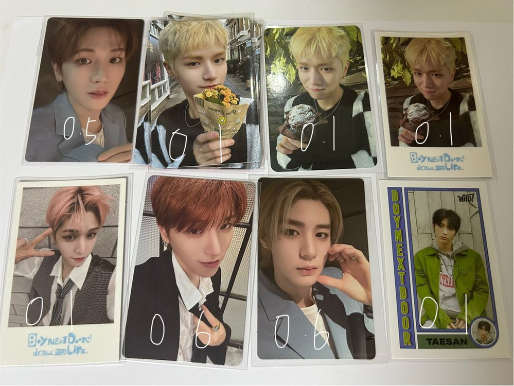 보넥도 보이넥스트도어 포카 성호 리우 재현 태산 운학 이미지