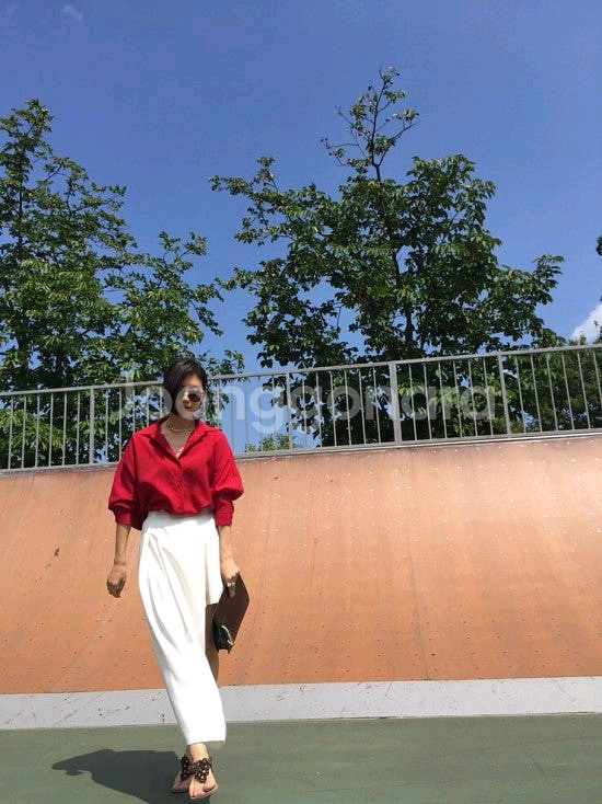 바이샤 레드 셔츠--6