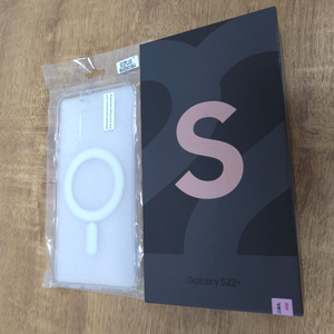 갤럭시 s22+ 핑크골드 256GB, 맥세이프케이스