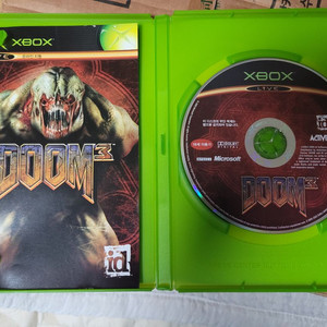 xbox 구엑박 doom3 둠3 정발판 팝니다