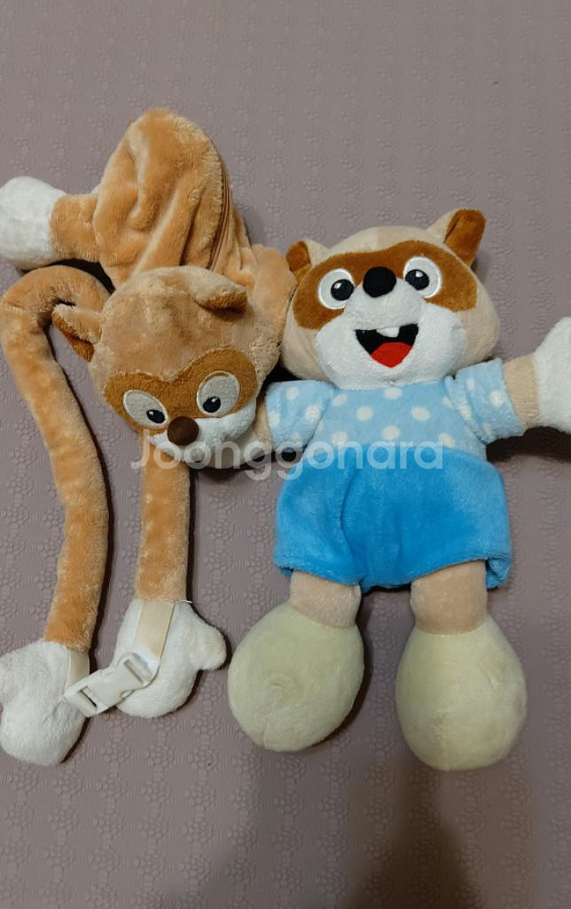 롯데월드 로티 인형. 목에 거는 인형가방--0