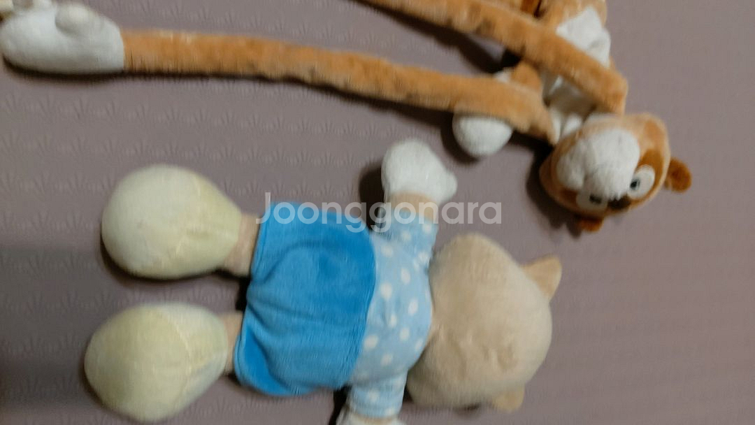 롯데월드 로티 인형. 목에 거는 인형가방--1