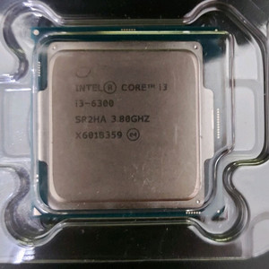 cpu i3-6300 미사용 택포