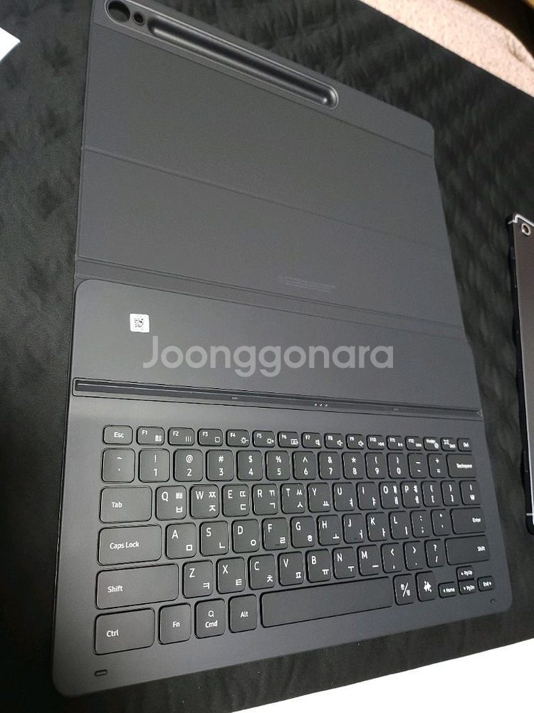 삼성정품 tab s10fe+ai슬림 키보드 북커버케이스--0