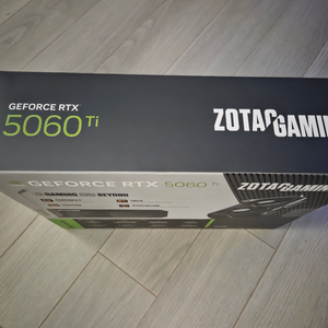 조텍 RTX5060TI 8GB 미개봉 새제품 팝니다