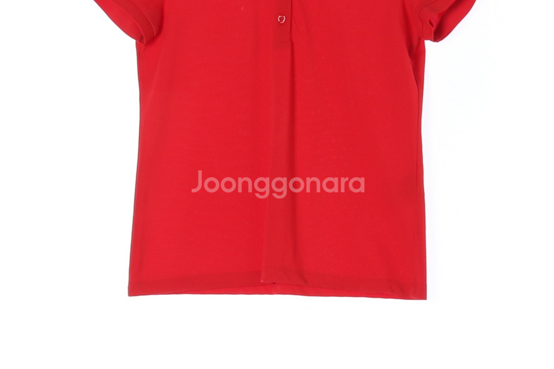 [M]핑 골프 레드 반팔 PK 카라 폴로 티셔츠--2