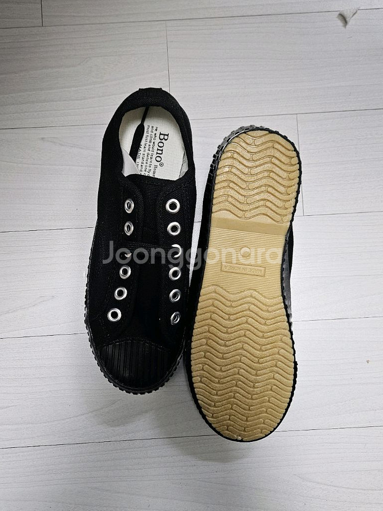 급매 새상품) 기본 스니커즈 여성 운동화 블랙 235사--2