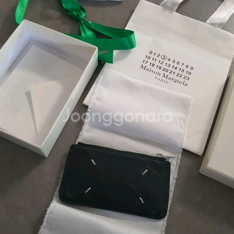 메종마르지엘라 정품 카드 홀더 지퍼 카드 지갑--2