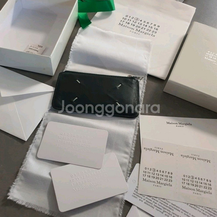 메종마르지엘라 정품 카드 홀더 지퍼 카드 지갑--4