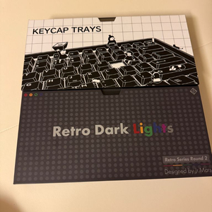 커스텀키보드 retro dark lights 키캡