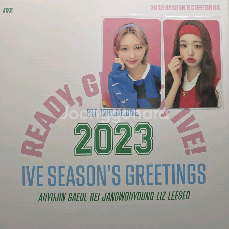 아이브 2023 시즌그리팅 시그 포카 사웨 특전 포함--0