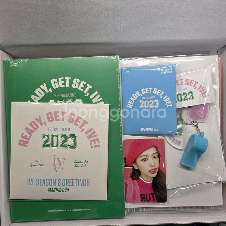 아이브 2023 시즌그리팅 시그 포카 사웨 특전 포함--1