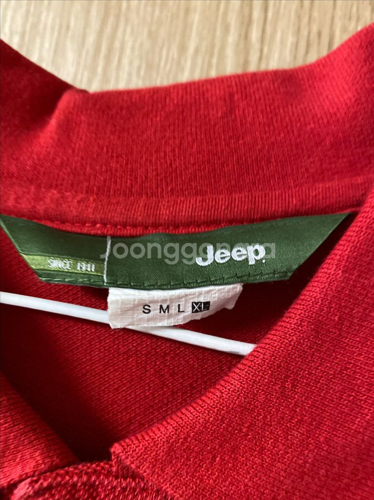 Jeep 지프 반팔 폴로티 XL 사이즈--2
