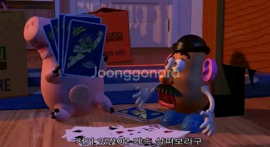 토이스토리 1:1 사이즈 버즈 라이트이어 포커 카드--3
