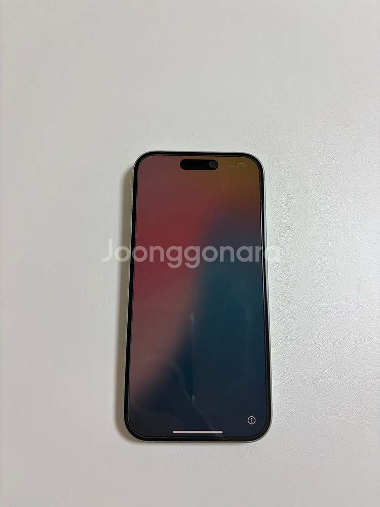 아이폰15 그린 128G 판매--3