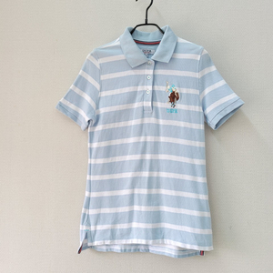 USPA 스트라이프 카라 반팔티