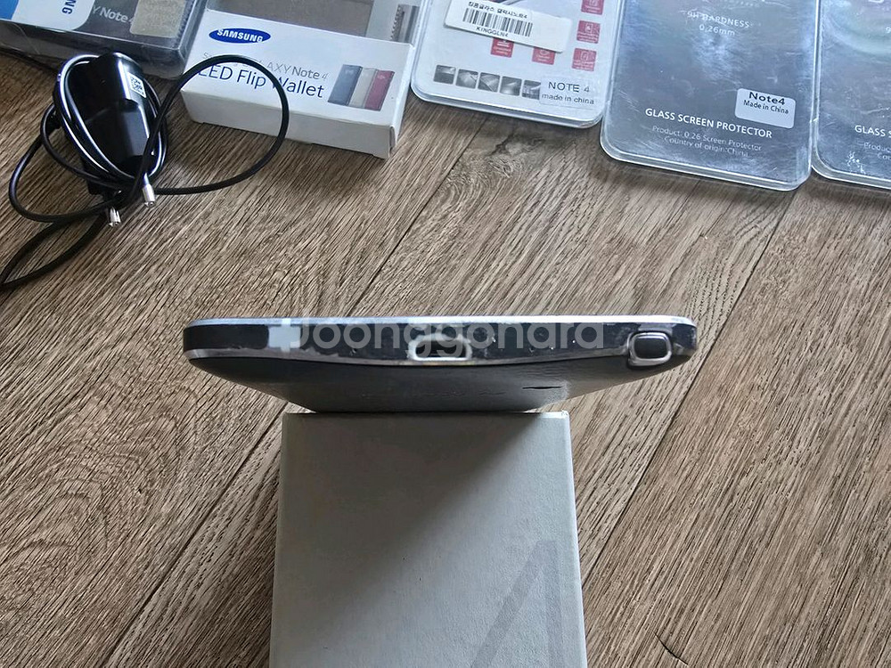 삼성 갤노트4 차콜블랙 32g 팝니다--5