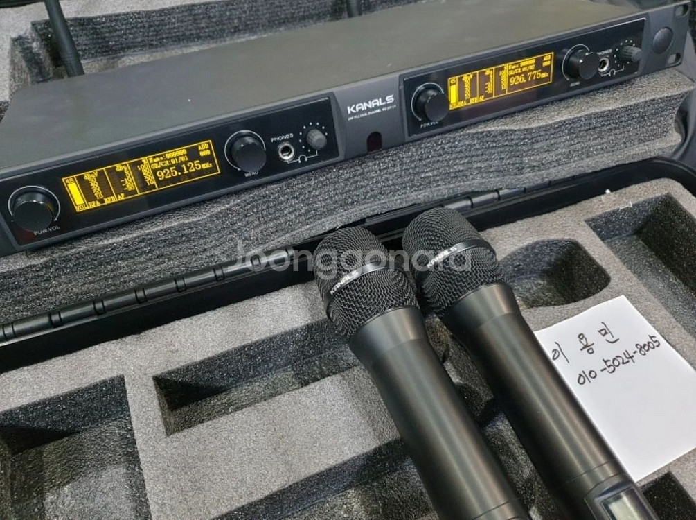 2채널무선마이크/카날스 bk3002--0