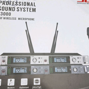 2채널 무선마이크/sae s-3000