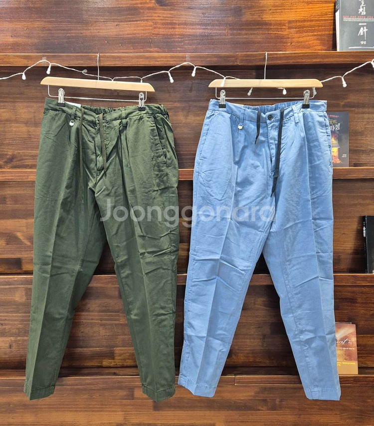 안토니오모라토 뒷밴딩 조거 면팬츠--1