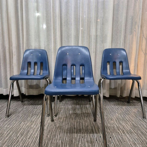 USA 네이비 Virco chair x4