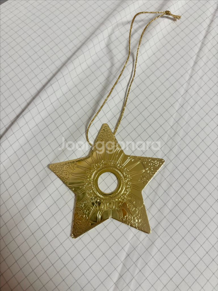 크리스찬 디올 한정판 홀리데이 스타 골드참--0