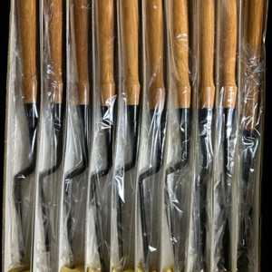 90년대 일본 공방의 수제 목공용 환끌 조각도 10개