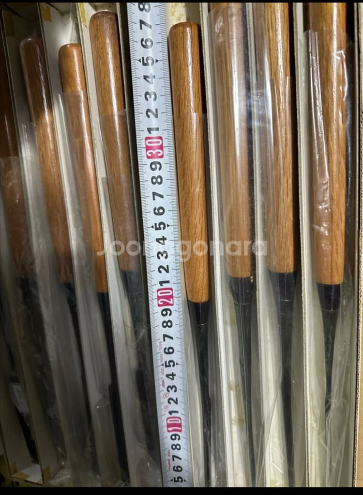 90년대 일본 공방의 수제 목공용 환끌 조각도 10개--2