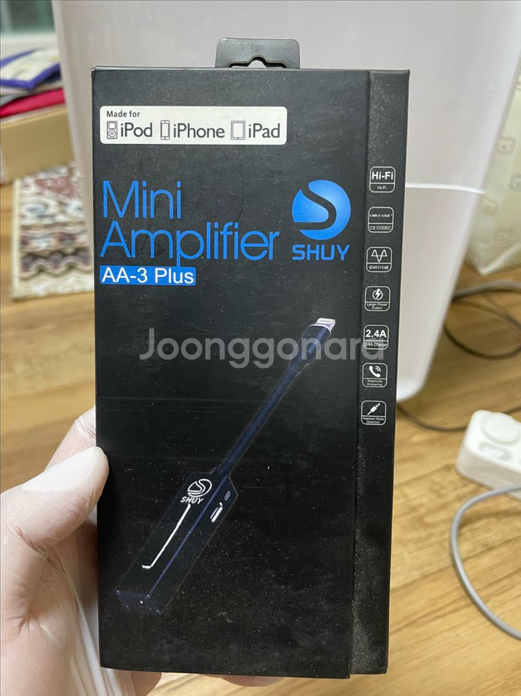 SHUY AA-3 Plus 미니 앰프 아이폰용 DAC--0