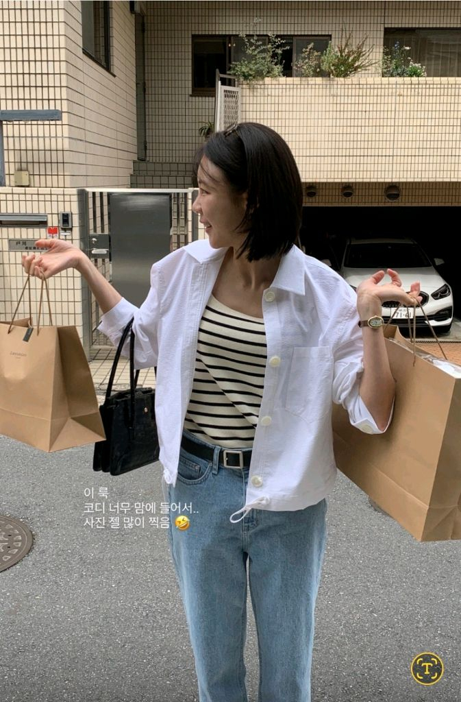 유메르 브리즈 셔츠 블루종--5