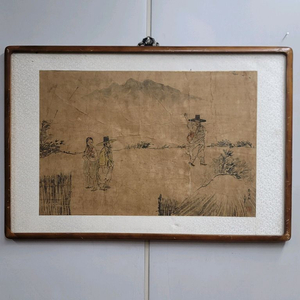 고화 그림 풍속화 골동품