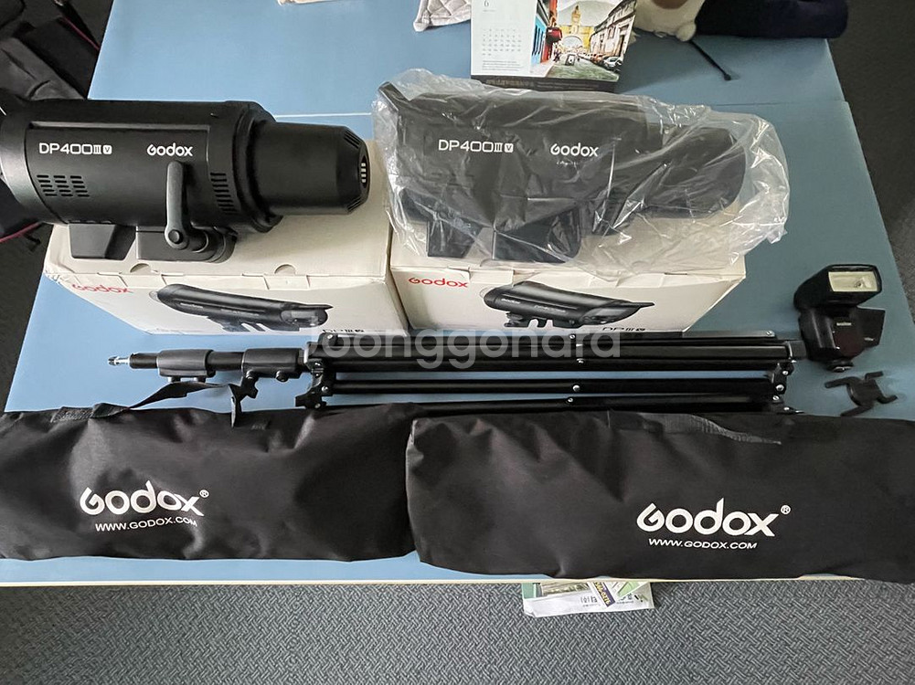 고독스 DP400III 스튜디오 조명 세트--0