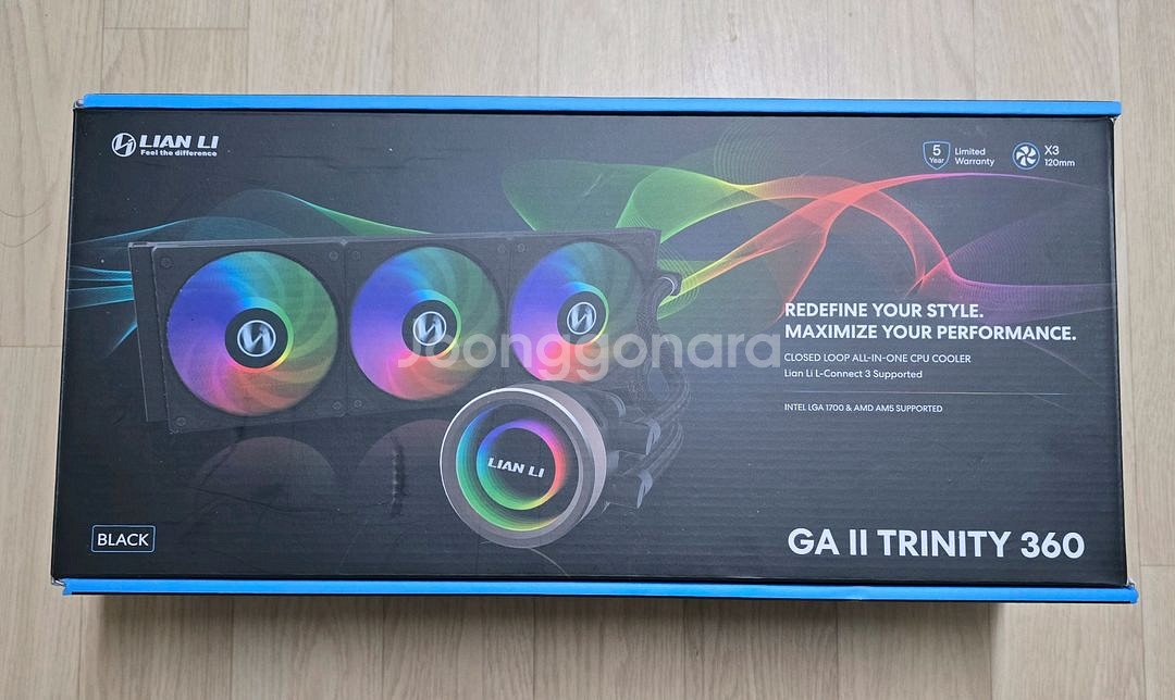 리안리 GALAHAD II Trinity 360 블랙--0