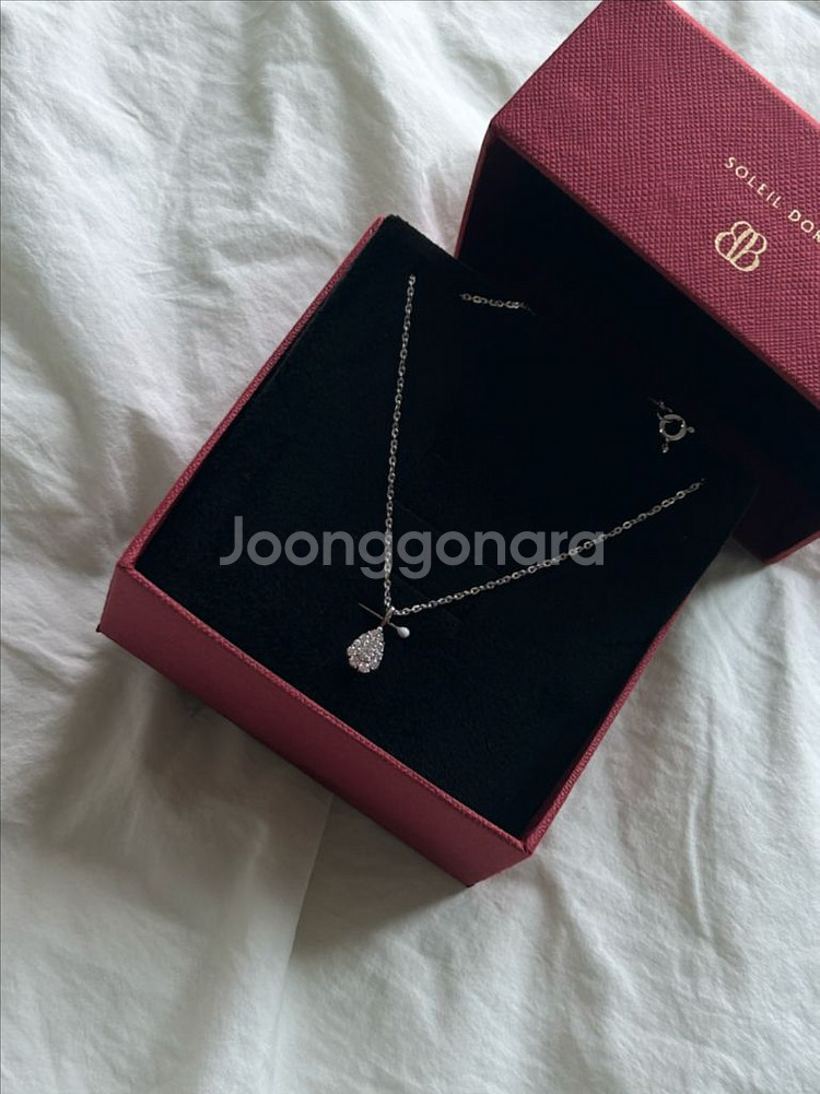 비쥬레브 14k 화이트골드 도금 체인--1
