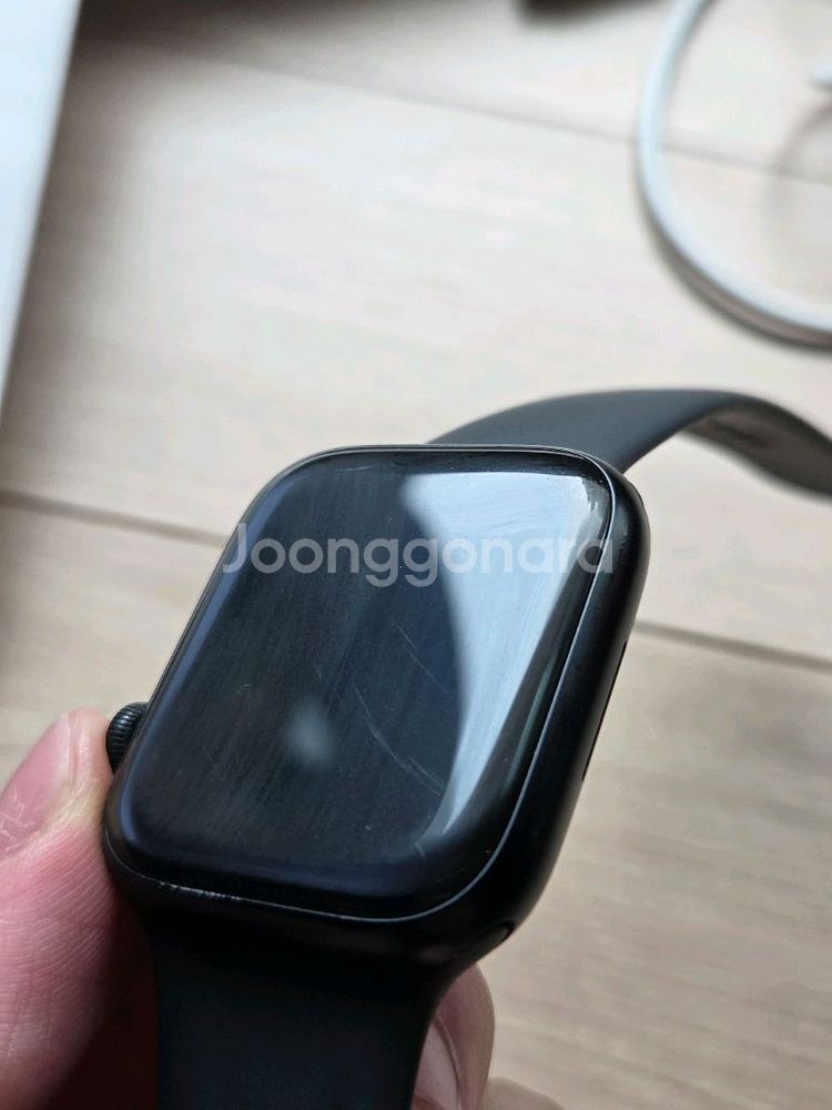 애플워치7 45mm 블랙--1