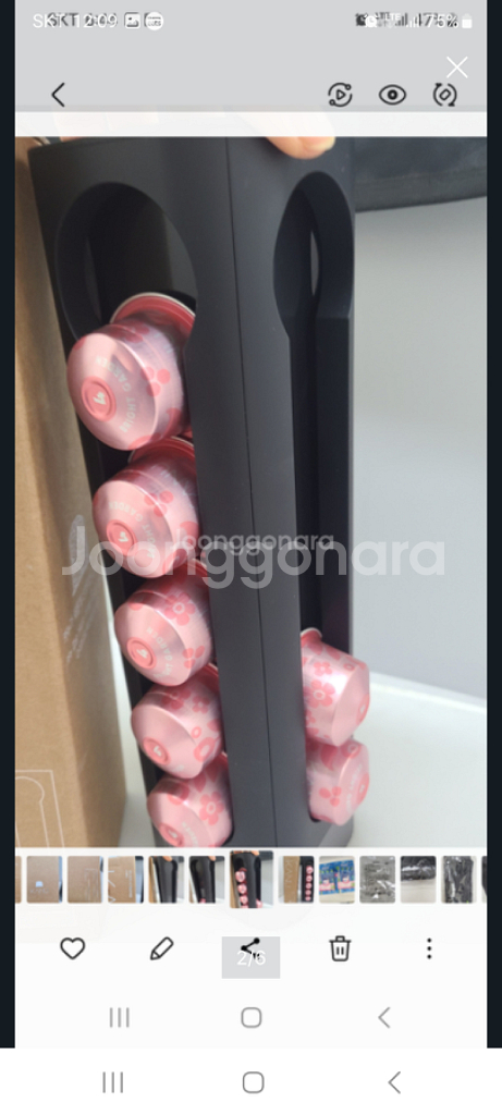 카누 바리스타 타워형 캡슐보관함--1