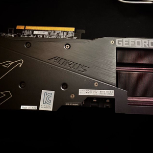 그래픽카드 기가바이트 RTX 3060 어로스 엘리트