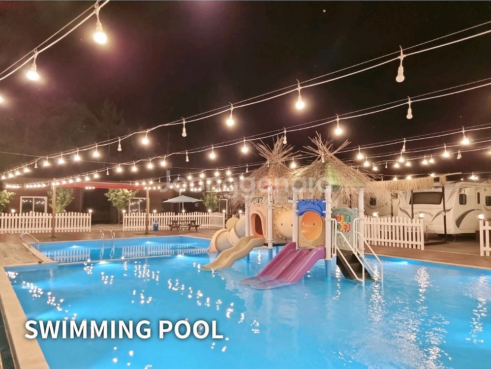 영흥도 포레스트카라반 캠핑장 두 가족 자리 양도--1