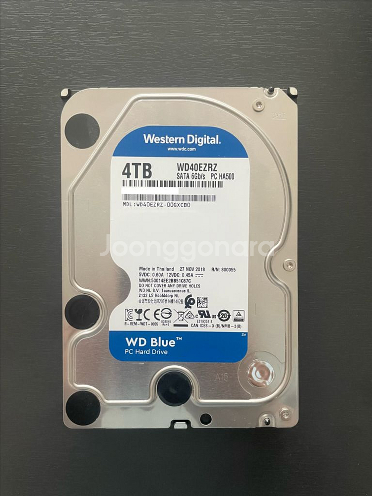 WD Blue 4TB HDD--0