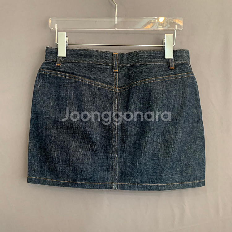36 APC 아페쎄 미니주페 인디고 데님 스커트 청치마--1