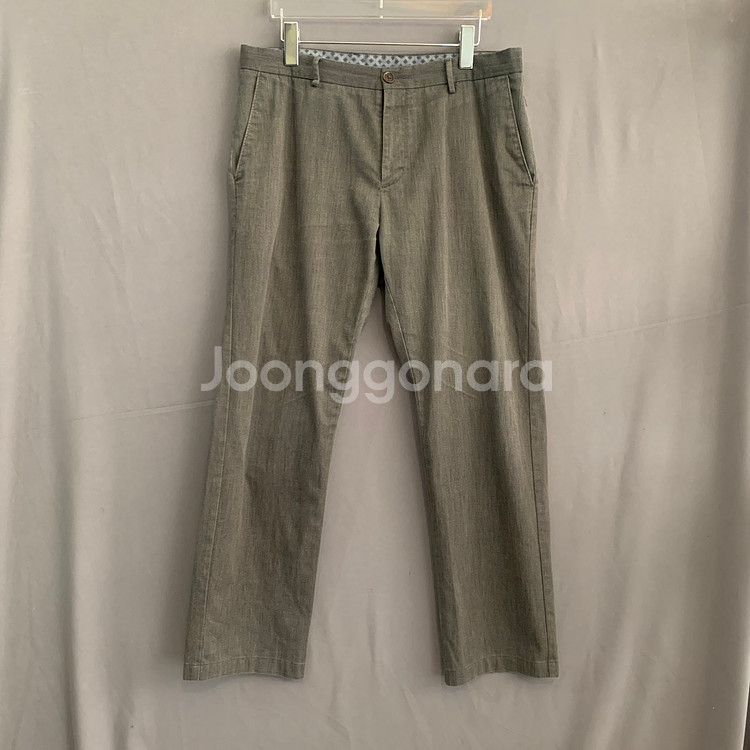 33인치 헨리코튼 이탈리안핏 스판 치노팬츠 면바지--0