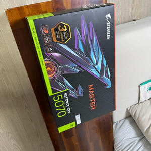 RTX 5070 어로스 마스터 (개봉품)