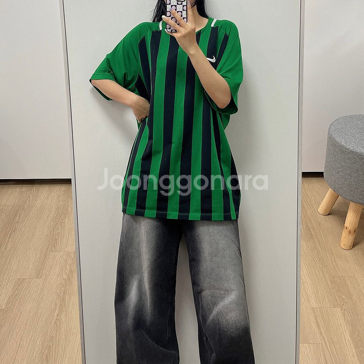 나이키 스트라이프 디비전 기능성 반팔 져지--1